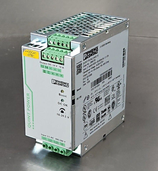 Phoenix Contact QUINT-PS/3AC/24DC/10 Power Supply.                         4E-24