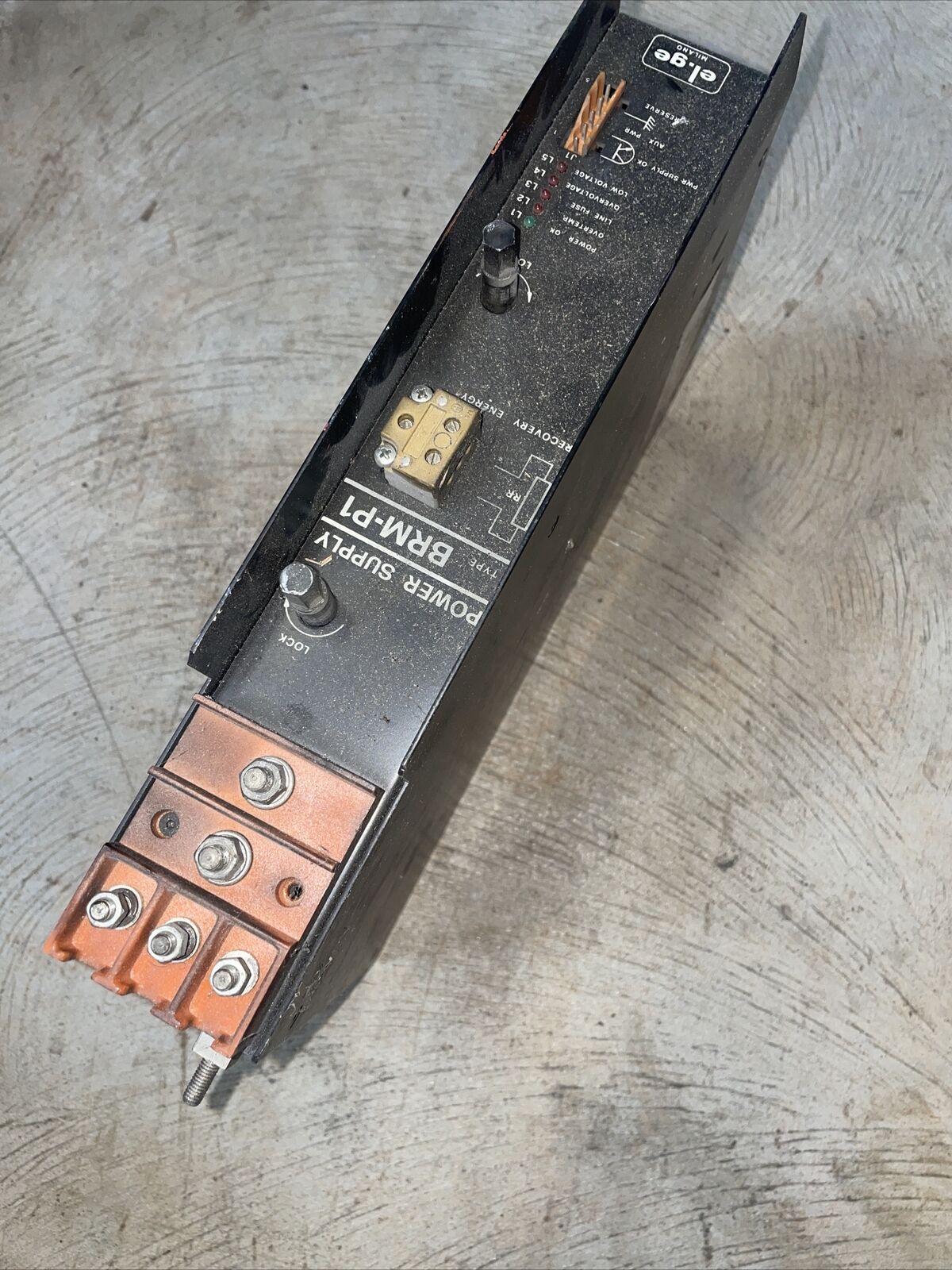 EL.GE BRM-P1,TYPE BRM-PI SERVO DRIVE POWER SUPPLY,ELGE BRM-P1,SD- Used @3A