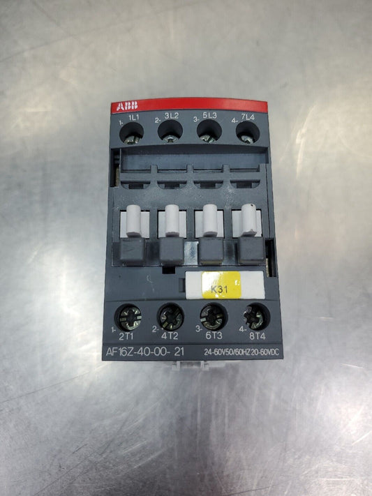 ABB AF16Z-40-00-21 24-60V 50/60Hz Contactor.                                  4H