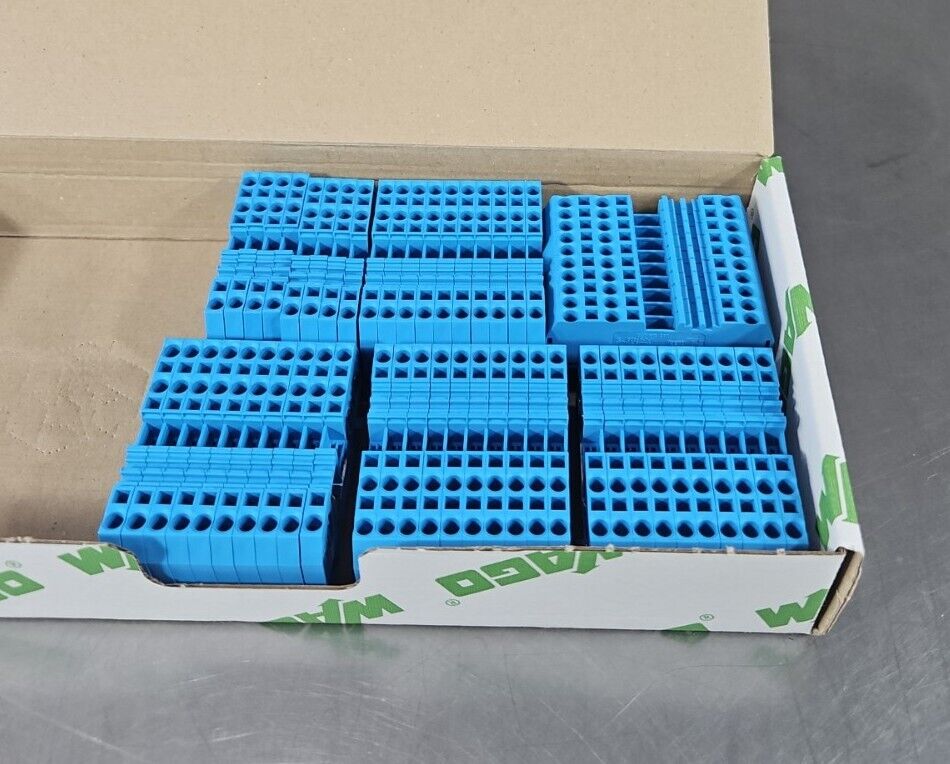WAGO 280-684 Conductor Through Terminal Block - Lot of 58.              Loc3C-11