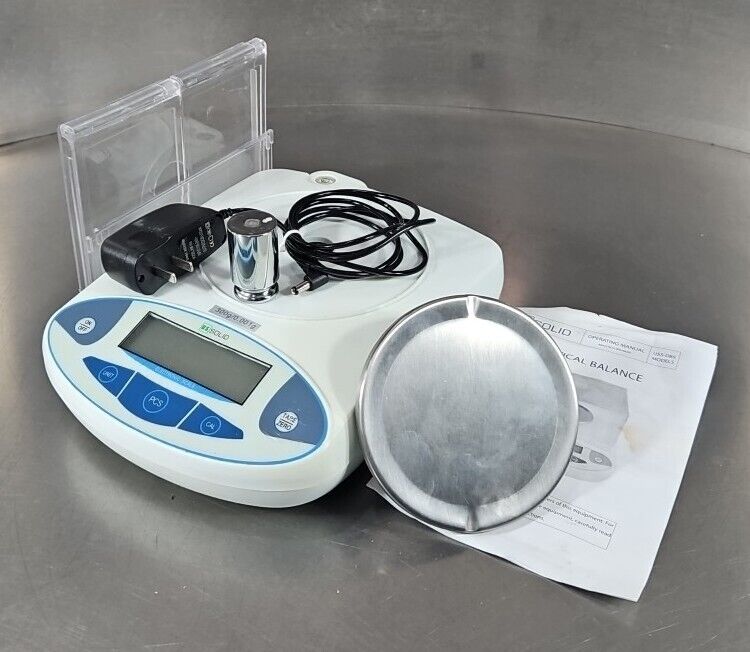 Solid USS-DBS3-3 Analytical Balance 300 x 0.001 g 1mg Precision Scale.     Loc2B