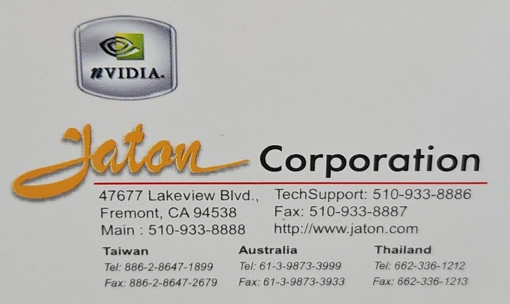 3DFORCE FX-5200 TV 82208D/V5 JATON PCI-E PCI EXPRESS 64MB VIDEO CARD.      3C-11