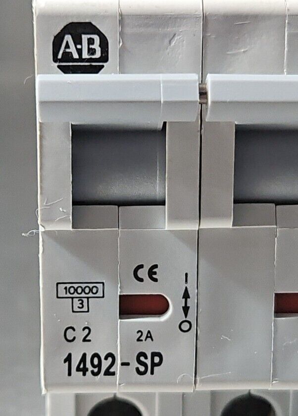 Allen-Bradley 1492-SP2C020 Circuit Breaker 2 Pole 2Amp.                    4E-25