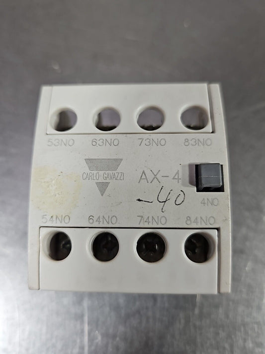 CARLO GAVAZZI AX-4 Auxilliary Contact                                   Loc 4G-1