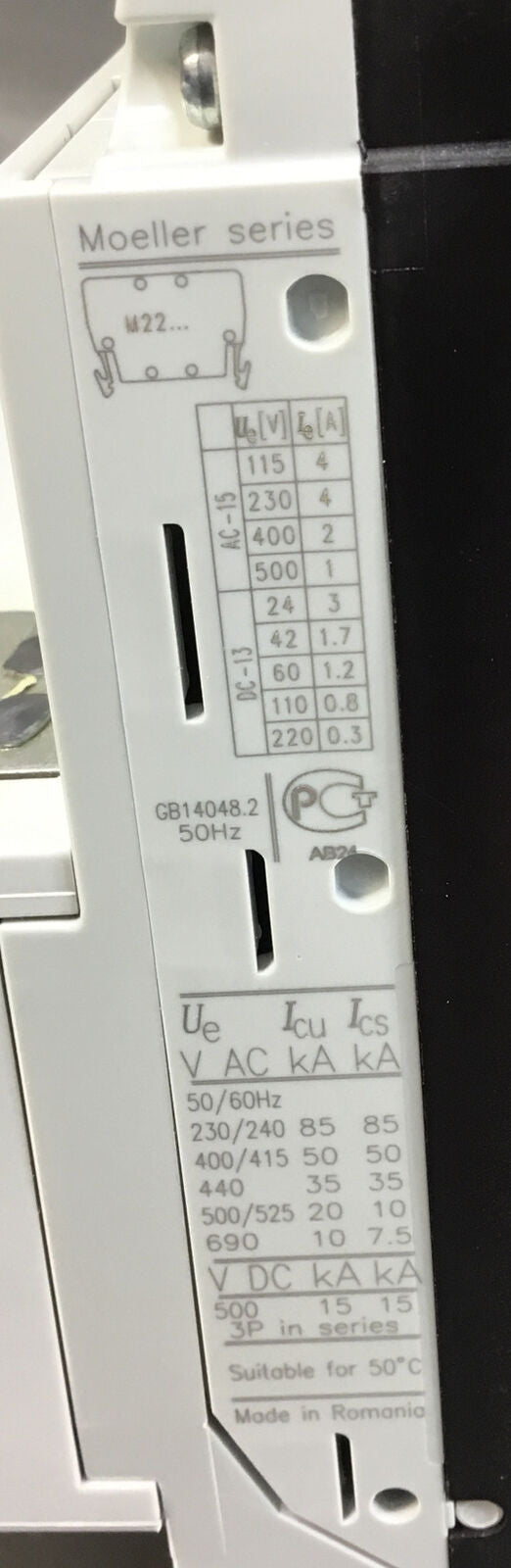 EATON / MOELLER  NZM N1-A80  +  NZM 1  BREAKER + SWITCH   4C