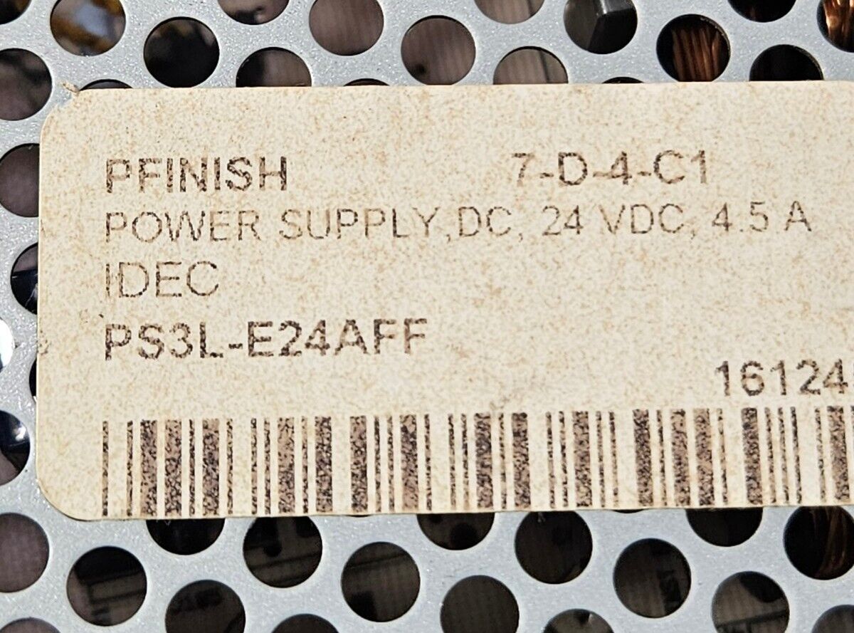 IDEC PS3L-E24AFF Power Supply.                                        4E-21