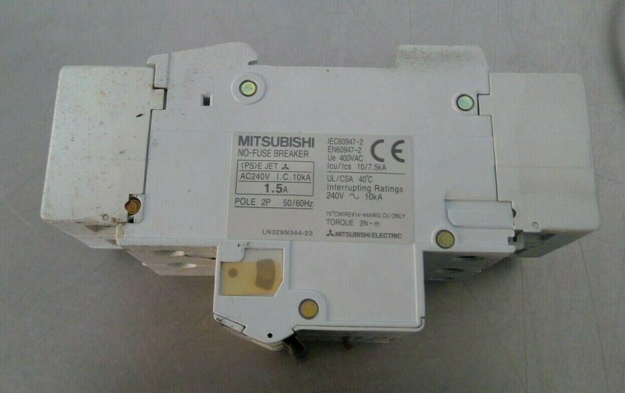 Mitsubishi Electric -  NF50-SMU 2 1.5 - 2P 1.5A No-Fuse Breaker - AX-05SMU    4D