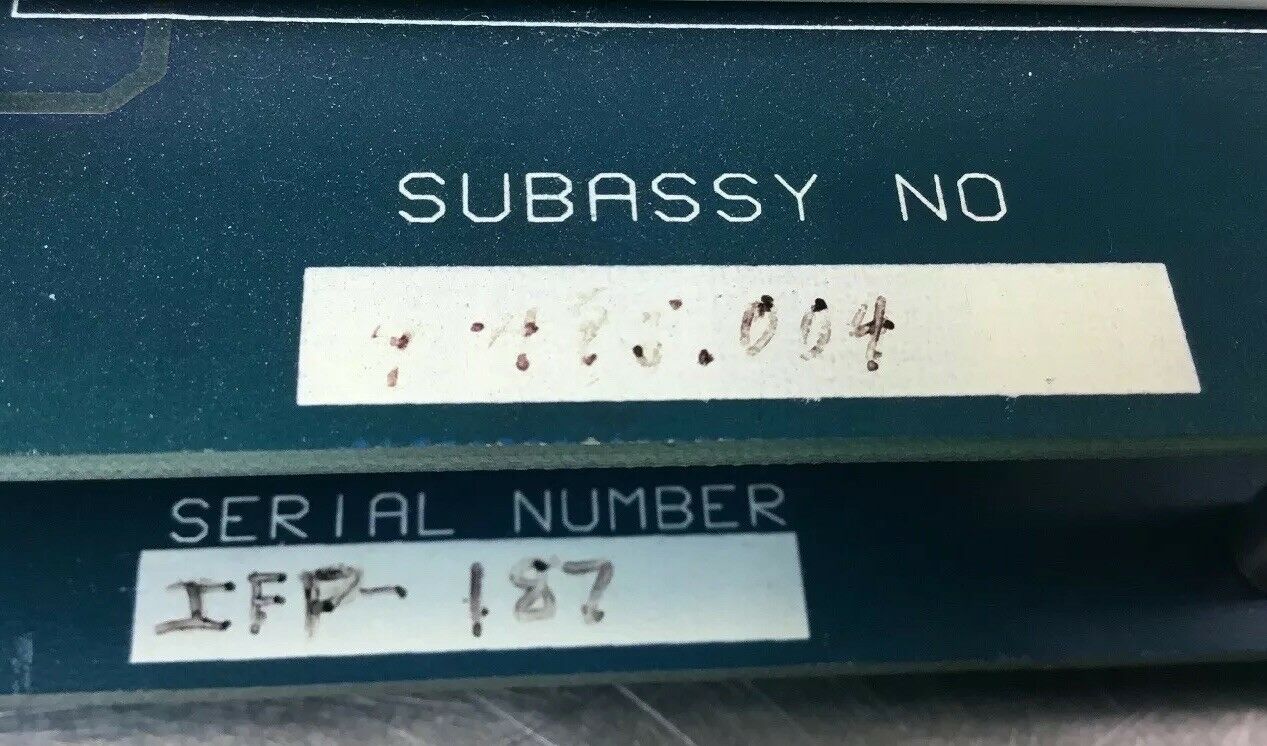 Facts Inc B-A31.01-3 PC Board Assembly                                      3E-3
