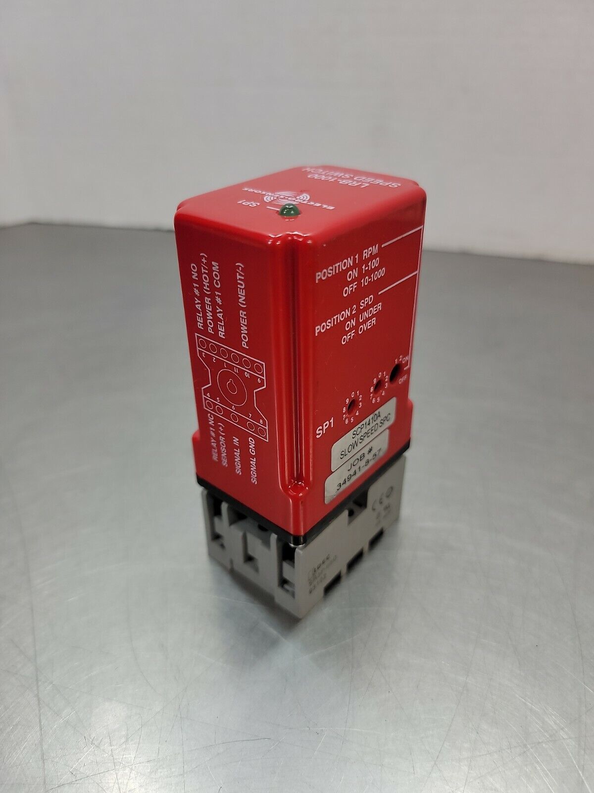 ELECTRO SENSORS LRB1000 Control Switch w/ IDEC SR3P-05C Loc.5C
