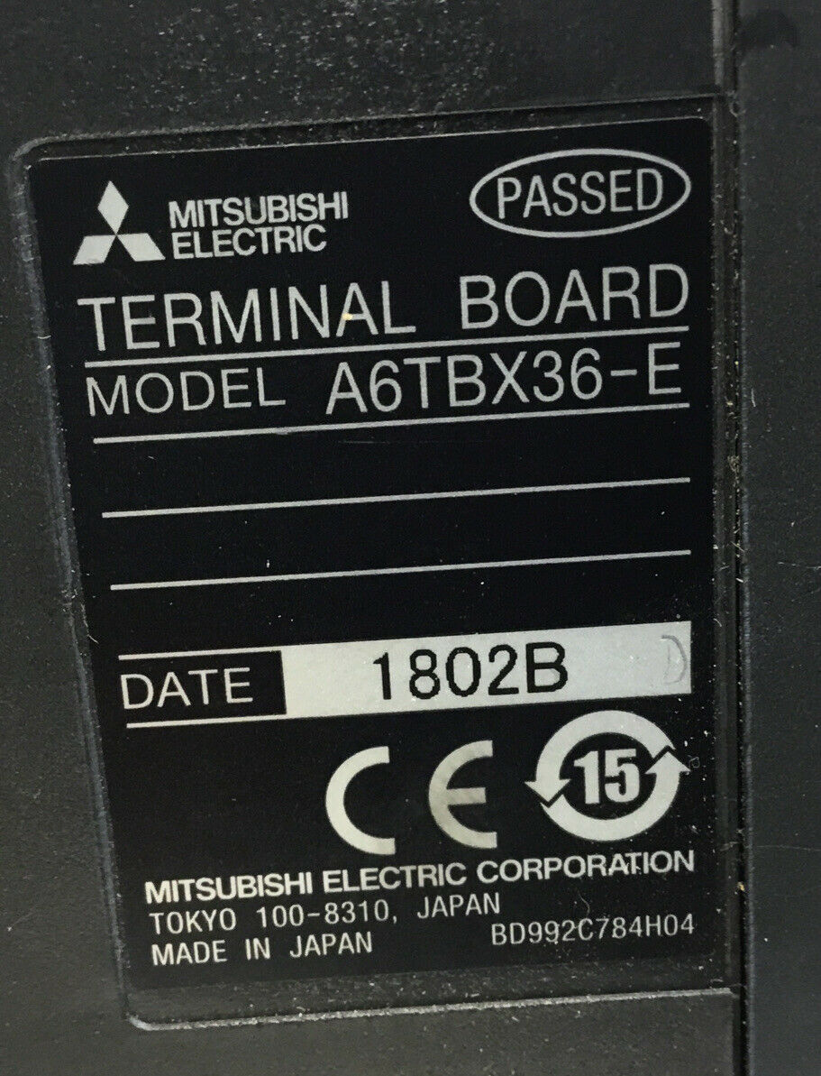 Mitsubishi A6TBX36-E   PLC Terminal Board    4H