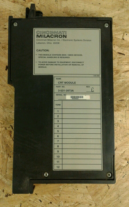 Cincinnati Milacron 3-531-3973A - CRT Module                                 AUC