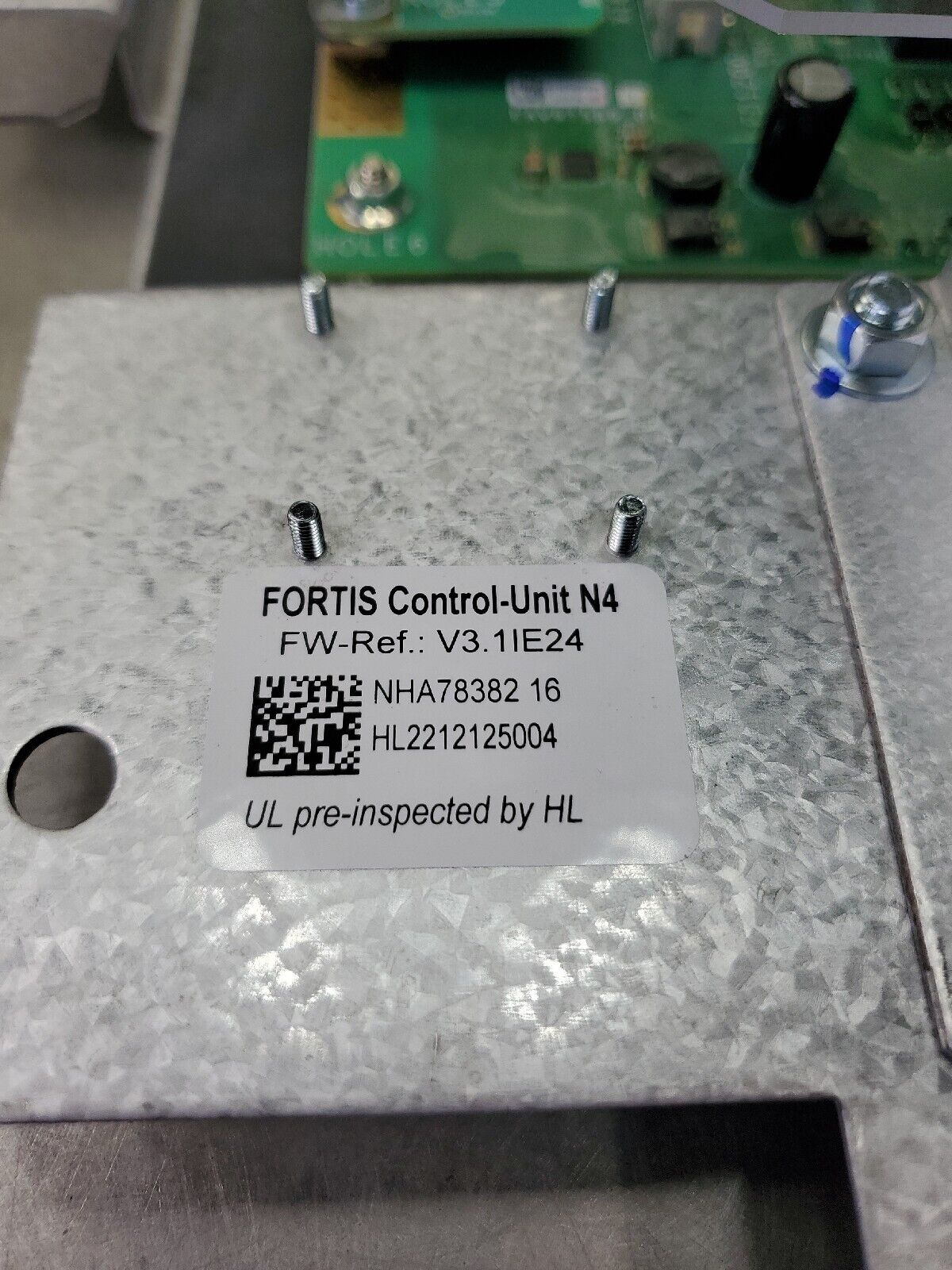 Schneider Electric FORTIS Control-Unit N4 FW-Ref. V3.1IE24.                   1B