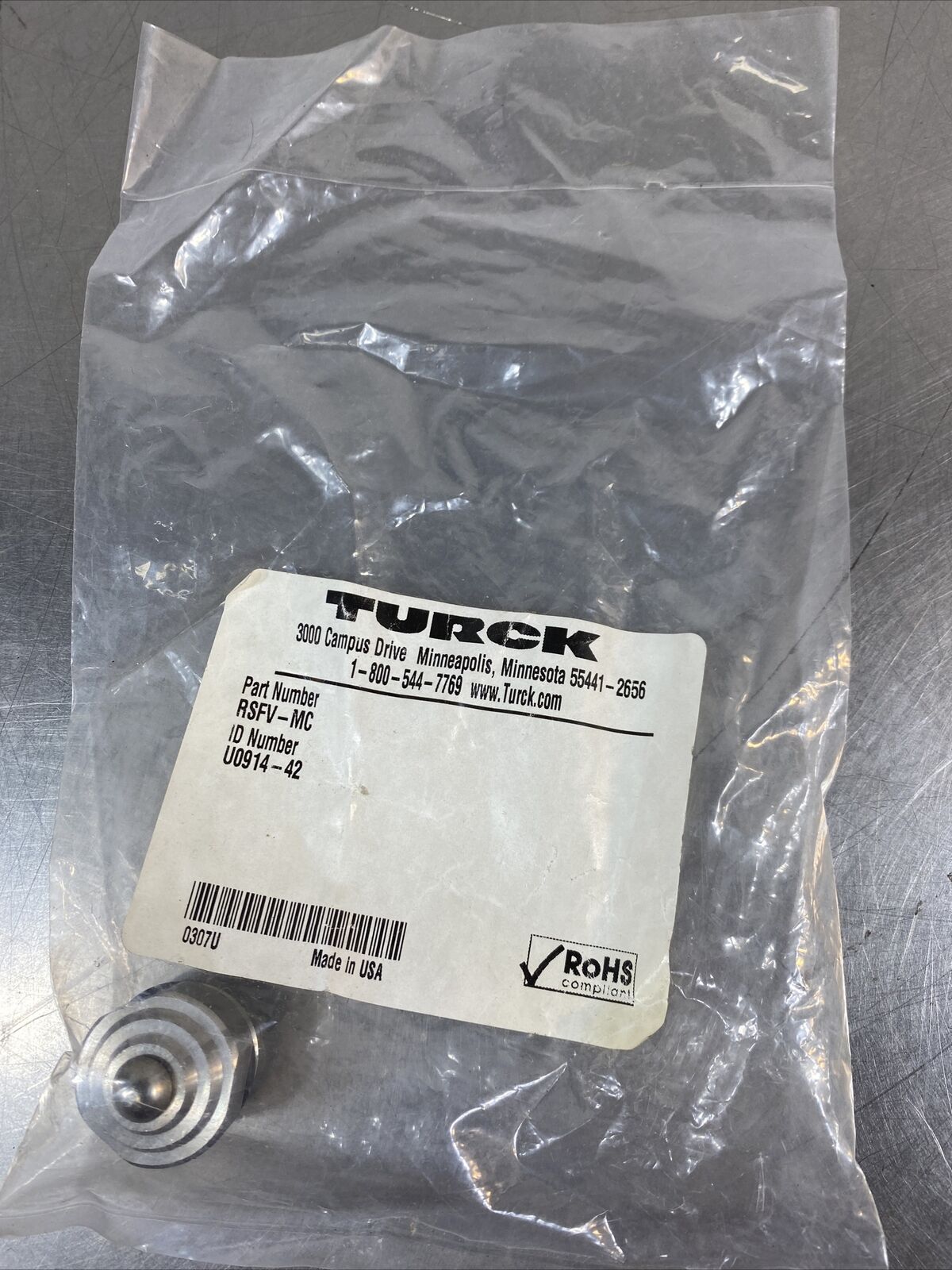 TURCK RSFV-MC ID# U0914-42 Screw-On Cap           STC2