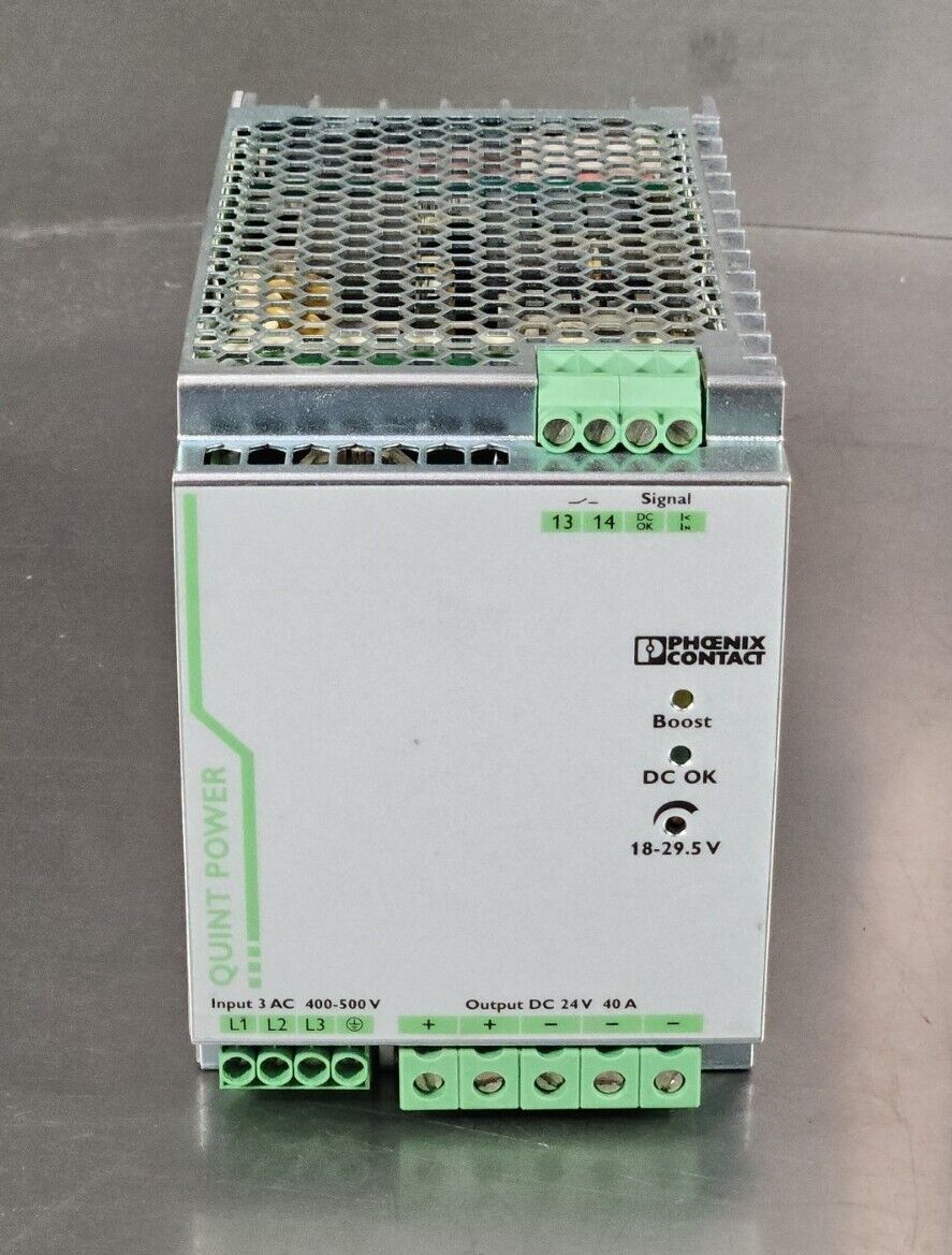 Phoenix Contact QUINT-PS/3AC/24DC/40 Power Supply.                         4E-24