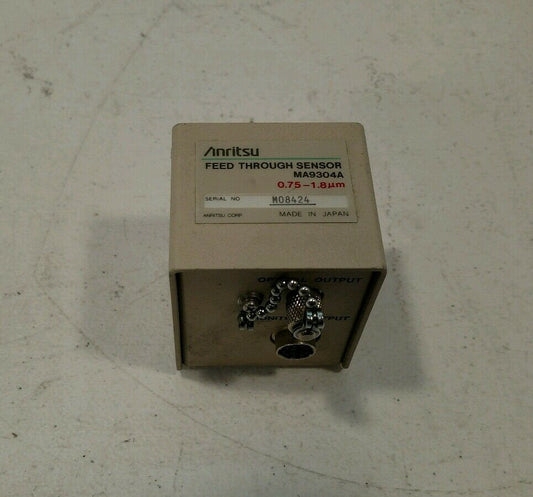 ANRITSU MA9304A .75-1.8µm Feed Through SENSOR and Cleaning Kit MZ8012A
