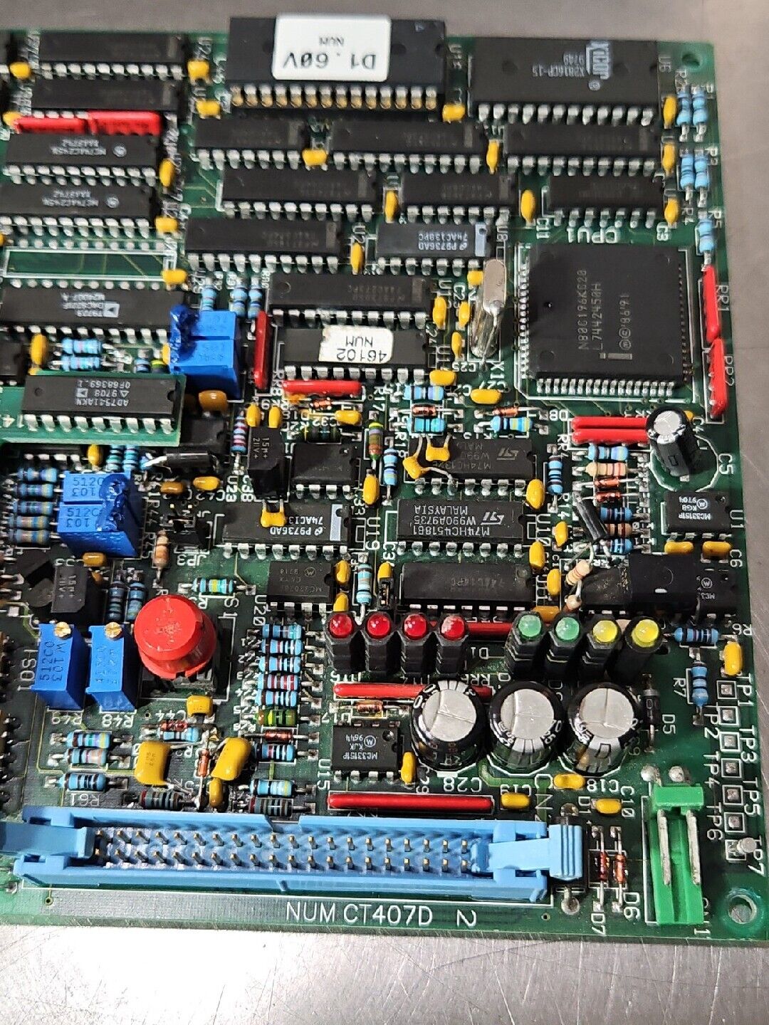 NUM CT407D Control Board.                                              Loc 3D-17