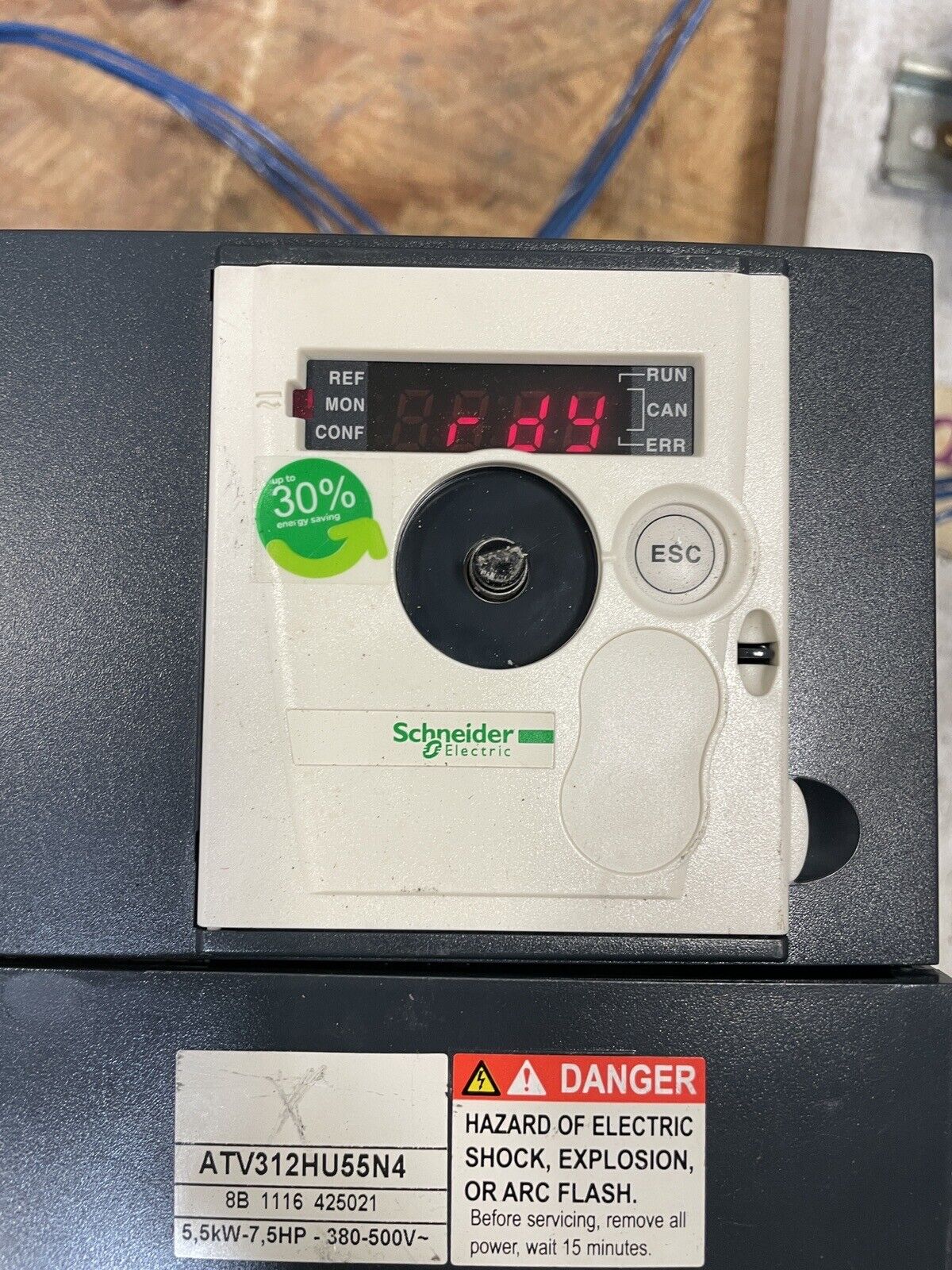 ATV312HU55N4 Variator Speed 5,5 Kw 7,5HP 232W 380-500V 3 Phase @2A