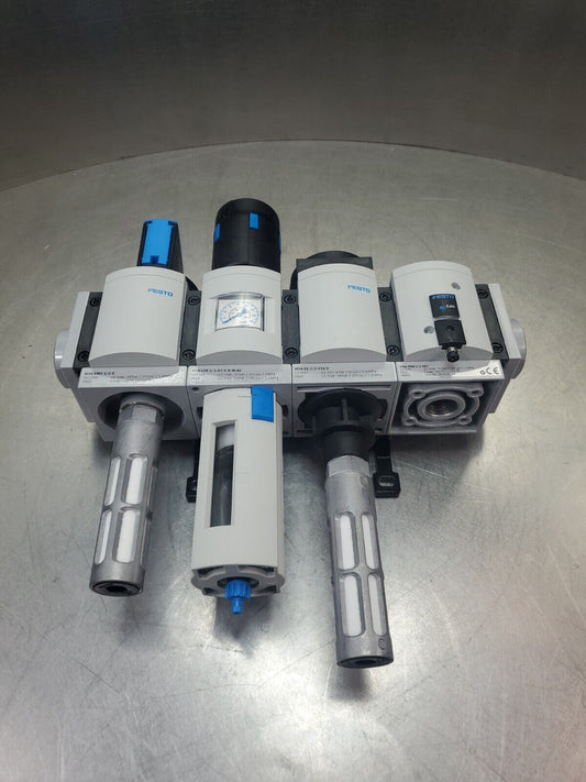 Festo MS6-EE-1/2-V24-S, MS6-LFR-1/2-D7-E-R-M-AS Modules.                      6D