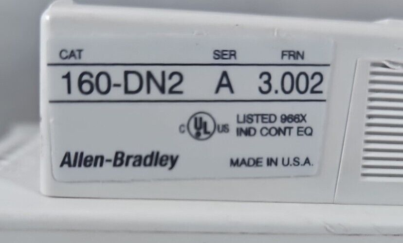 Allen-Bradley 160-BA06NSF1 Ser C with 160-DN2/A.                        Loc1B-18