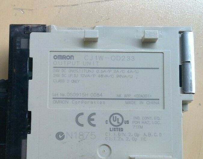 Omron Corporation CJ1W-OD233 Output Module                                  3D-5