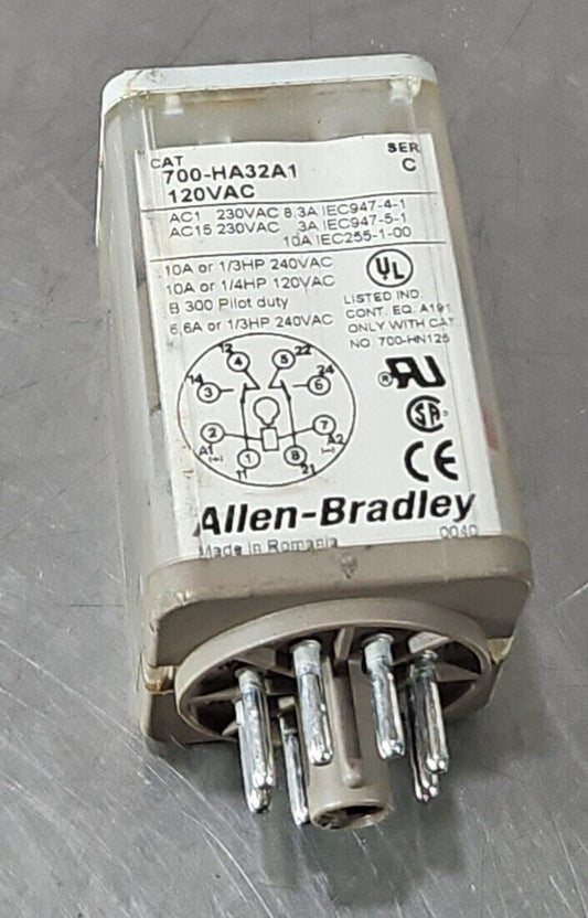 Allen Bradley 700-HA32A1 Ser C.  Relay 120V AC.                           4E-22