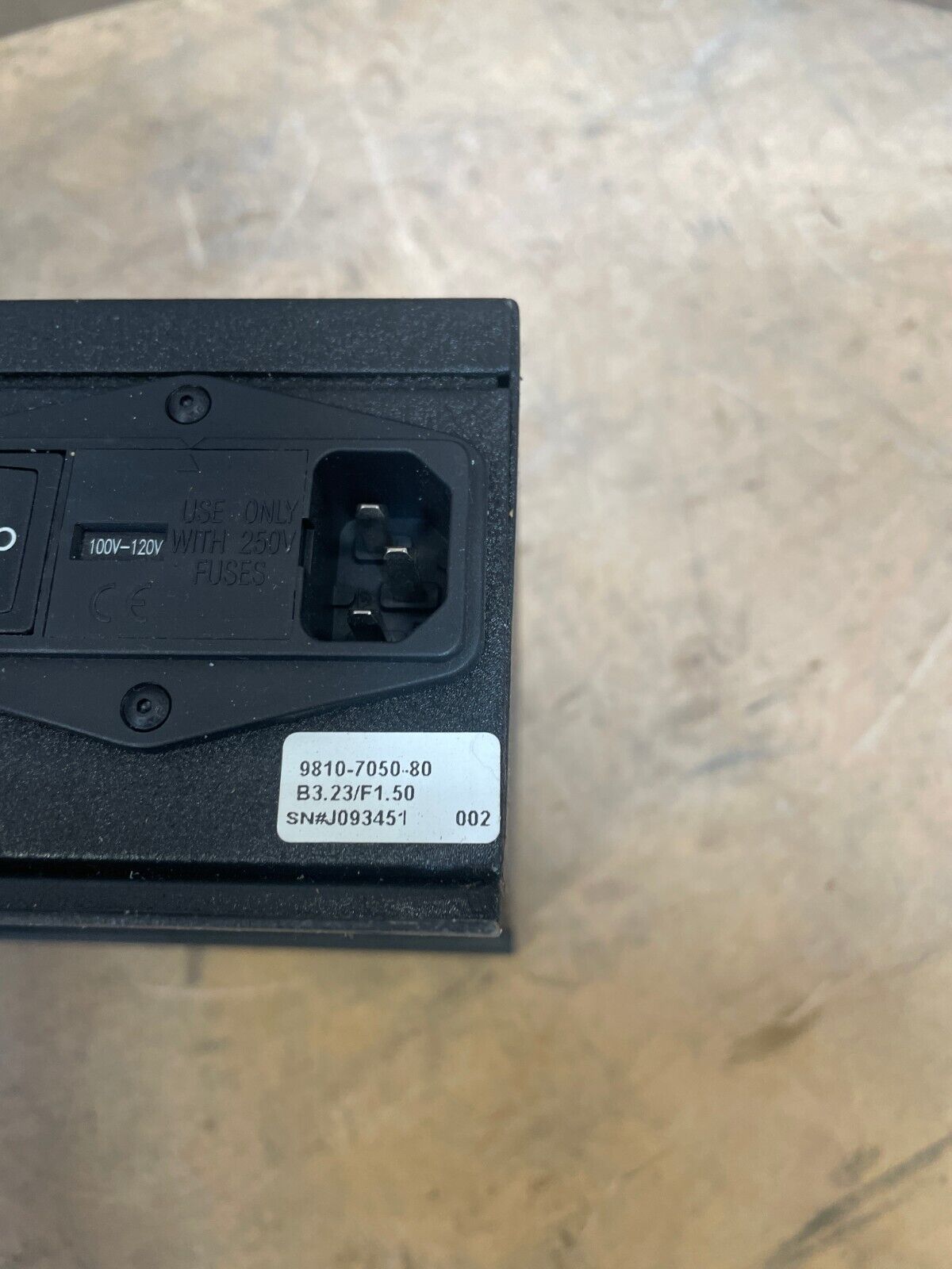 Atlas Copco 9810-7050-80 LCD Display Re Qualifier Tool Monitor Batch Counter