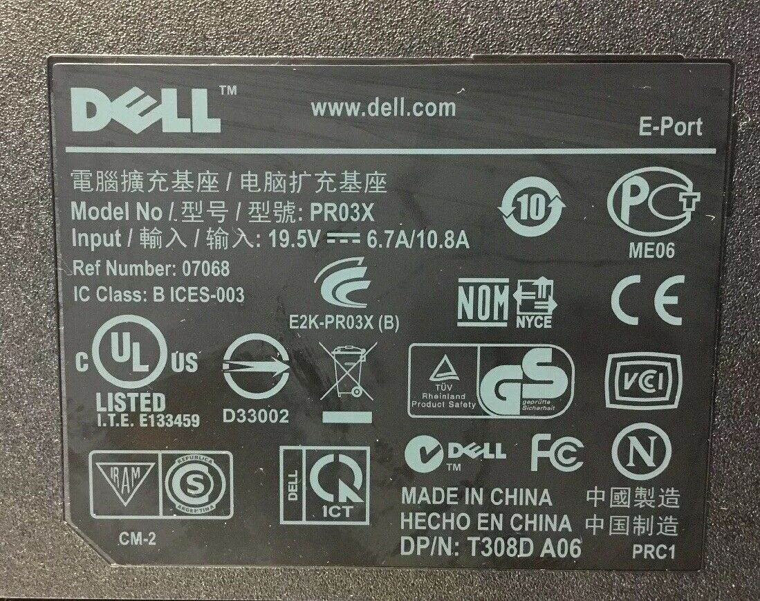Dell PR03X Docking Station                                                  3D-6