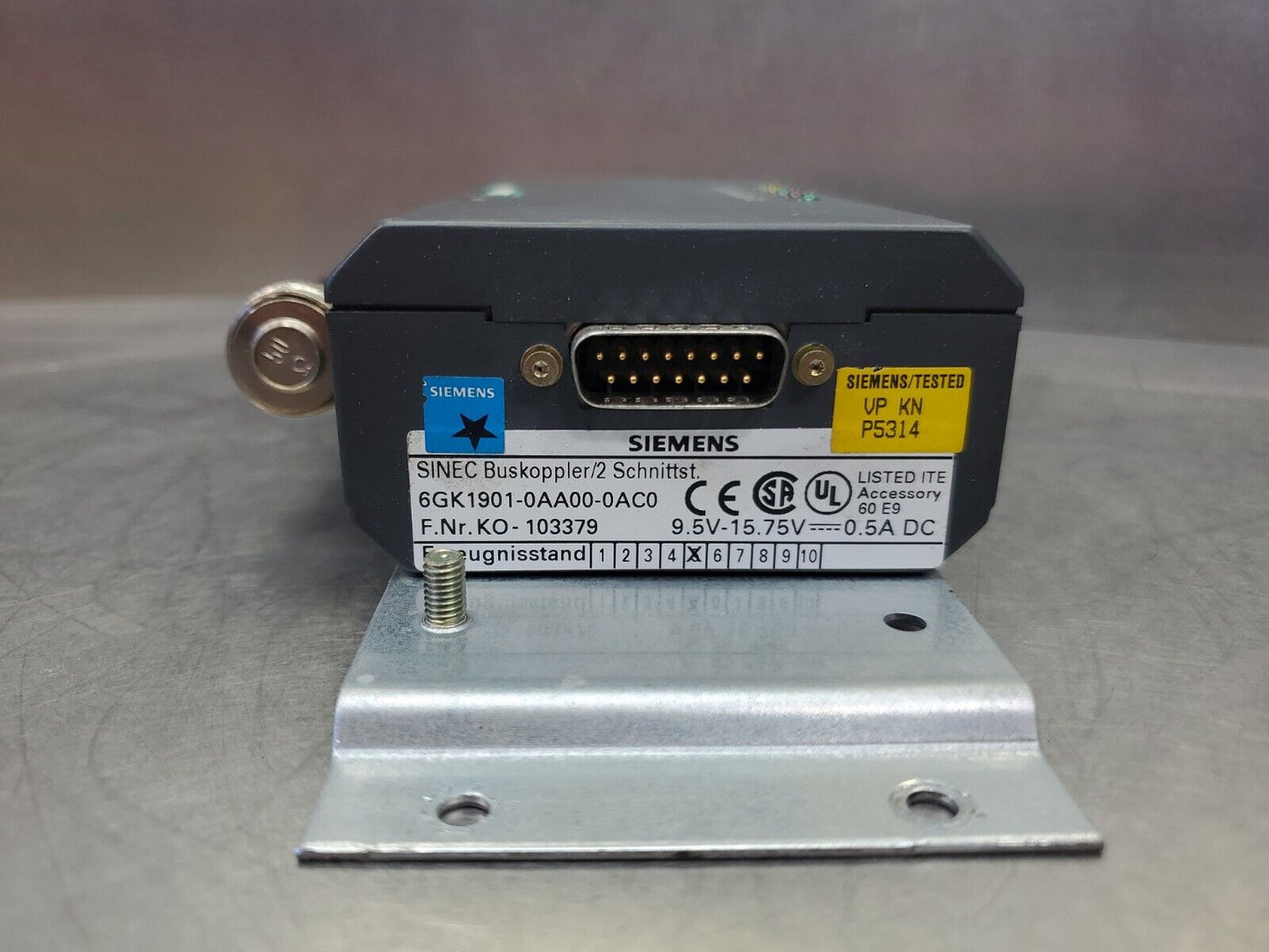Siemens 6GK1901-0AA00-0AC0 SINEC Bus Coupler 6GK1 901-0AA00-0AC0 Module     3D-1