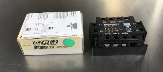 CARLO GAVAZZI  RZ4855HAP0  Starter 3Ph 55A 480V 20-265 VAC   4H