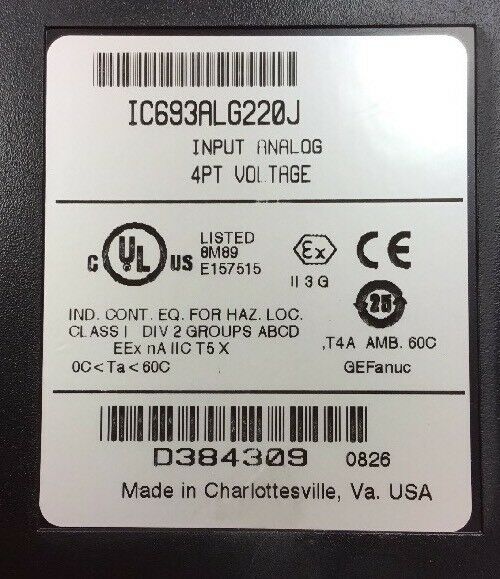 GE Fanuc Base 10-Slot PLC, IC693CHS391M, EMI Enhanced, See Description     3E-11