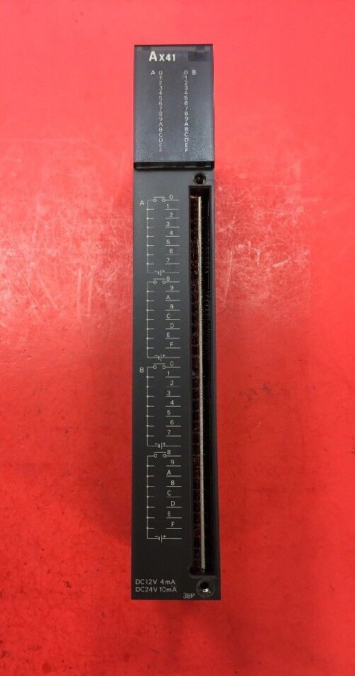 AX41 MITSUBISHI - Melsec PLC Input Module 32 Pt DC Sink 12/24VDC           3E-10