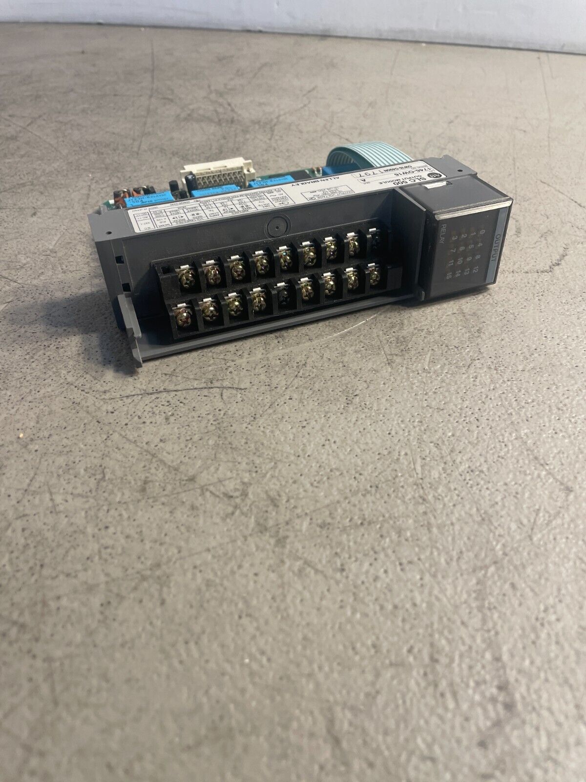 ALLEN BRADLEY SLC 500 1747-Ow16 Series A Output Module For PLC Controller @1D