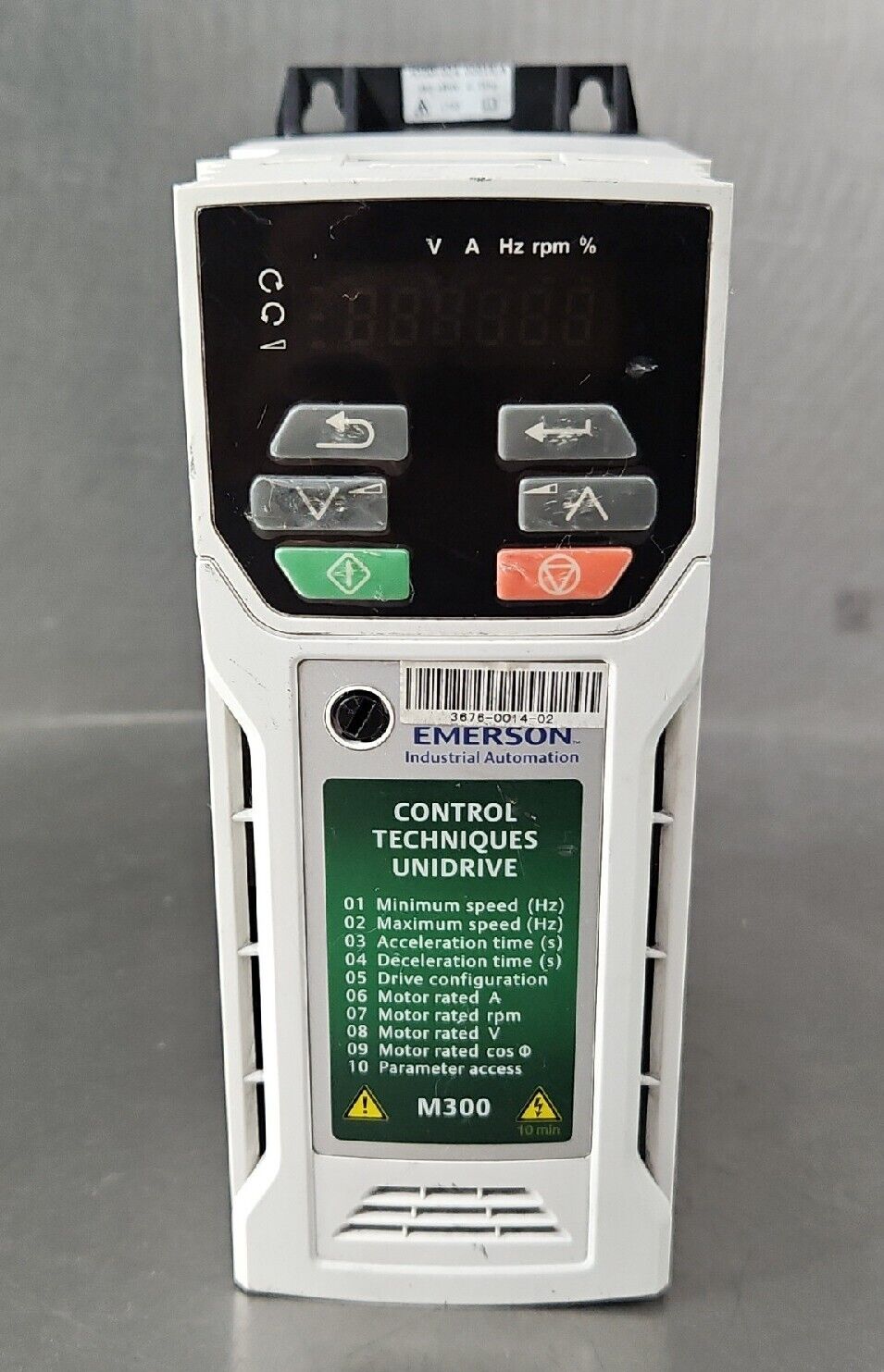 NIDEC CORP M300-024-00018A 0.75 HP Unidrive                              Loc 1E