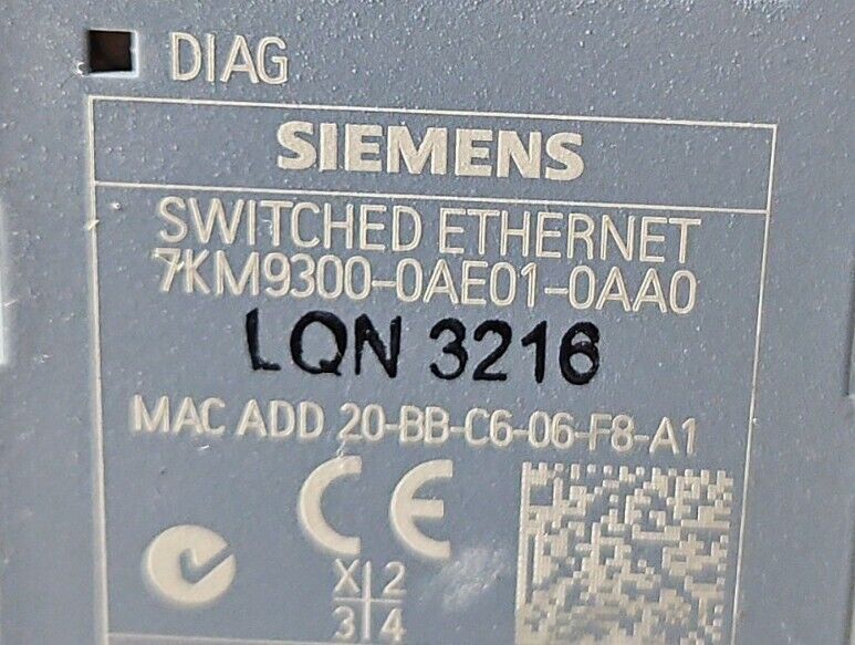 Siemens PAC3200 7KM2111-1BA00-3AA0 Meter w/ 7KМ9300-0АЕ01-0AA0.      3B-18