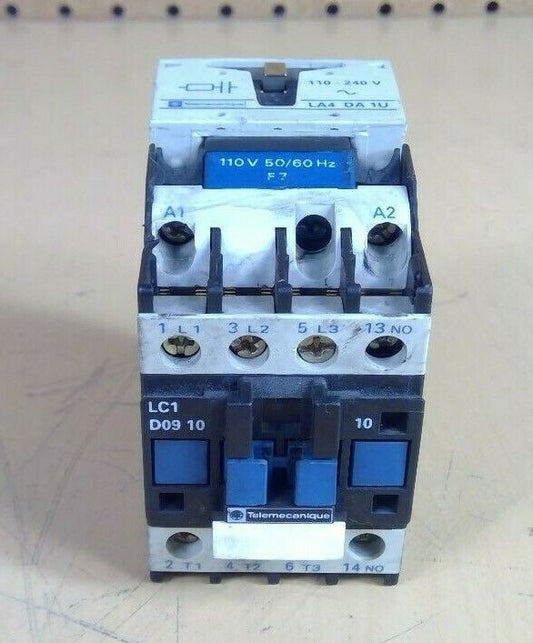 Telemecanique LP1 D09 10 Contactor LP1D0910 w/ LA4 DA 1U                      4H