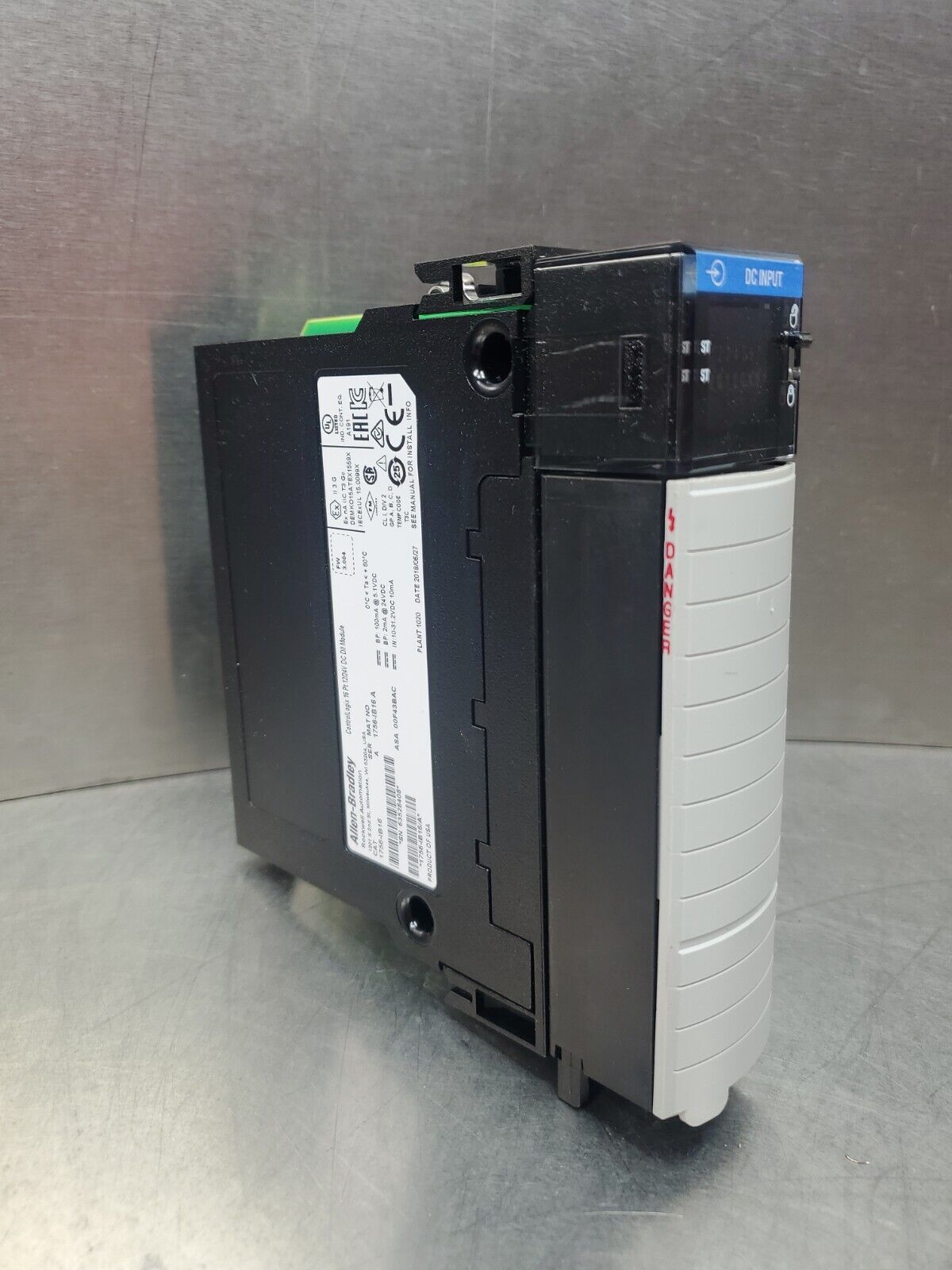 Allen Bradley 1756-IB16/A ControlLogix 16 Point D/I Module FW 3.004.       3C-10