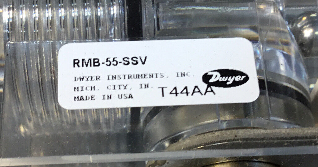 DWYER RMB55SSV Flow Meter 40400 SCFH 5B Palmetto Automation Inc.
