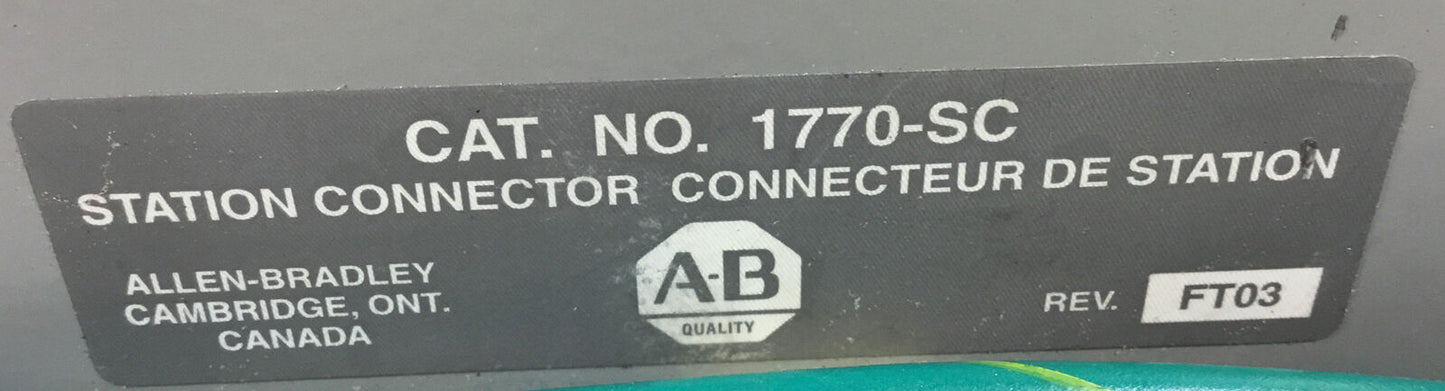 ALLEN BRADLEY 1770 -SC STATION CONNECTOR 1770SC  REV. FT03   4B