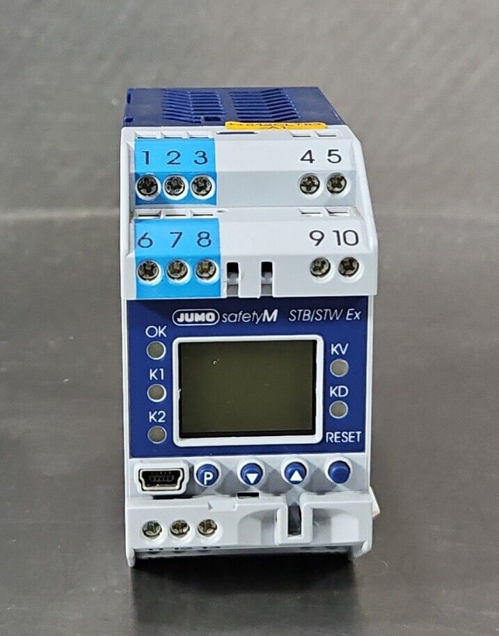 Jumo GmbH Safety M STB/STW Ex. Type:701155/8-01-0253 Safety Temp Limiter.  4E-22