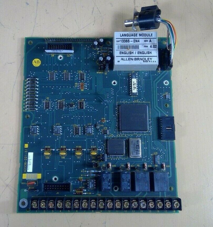 Allen-Bradley 42336-221-51 Drive Control PLC Circuit Board                  3E-3