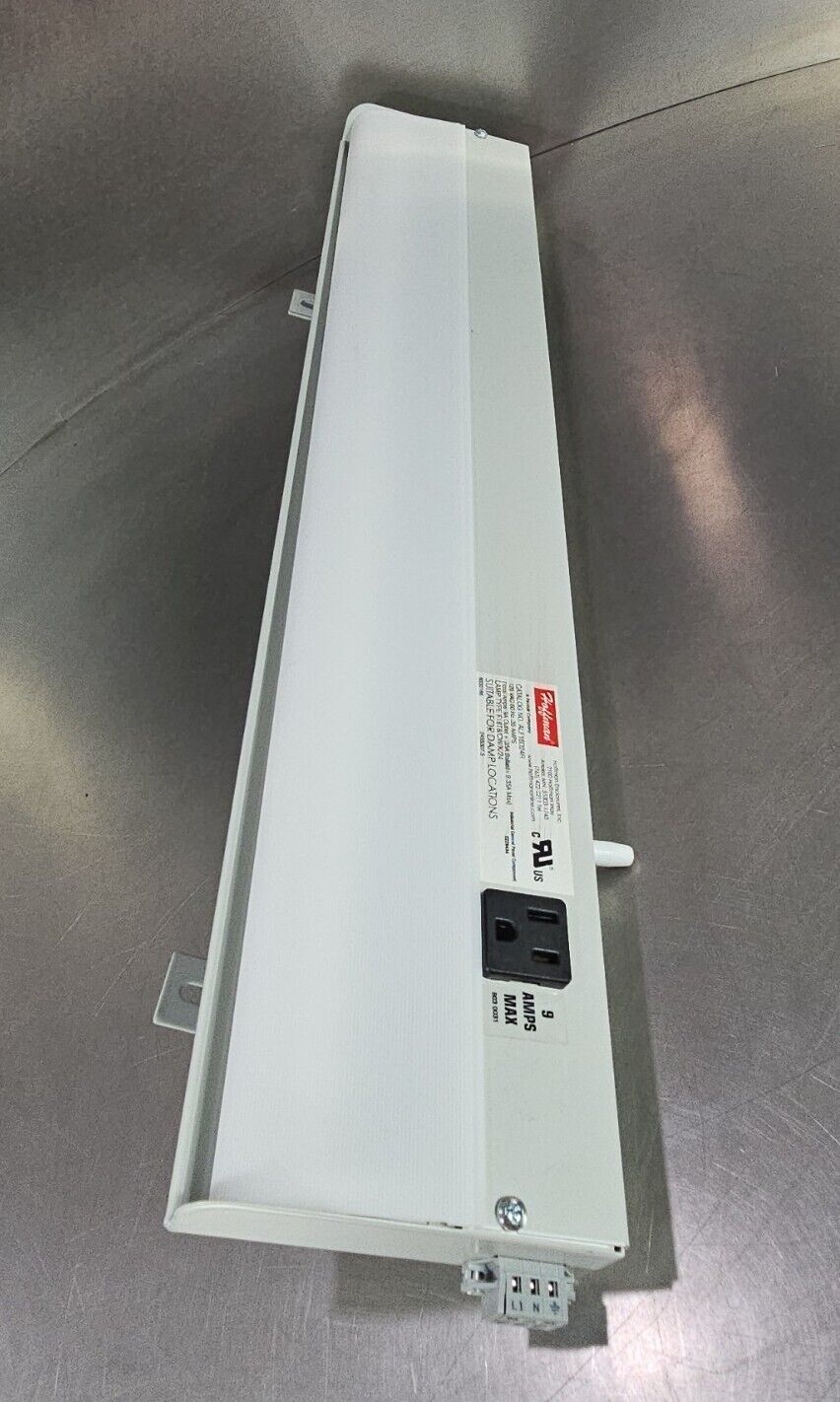 Hoffman ALF16D24R Fluorescent Light Package Fixture .35Amp 120VAC.        Loc 5B