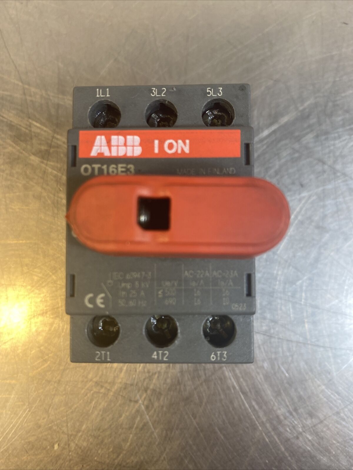ABB OT16E3 DISCONNECT SWITCH CIRCUIT BREAKER          4D