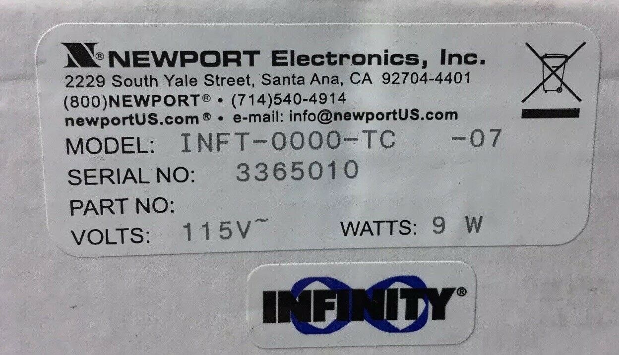 NEWPORT INFT-0000-TC Thermocouple Meter     5B