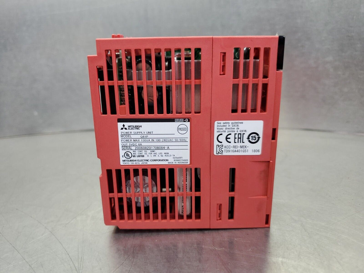 Q61pd MITSUBISHI Q61P MELSEC-Q 5VDC 6A POWER SUPPLY UNIT. 3C-22 – Palmetto ...