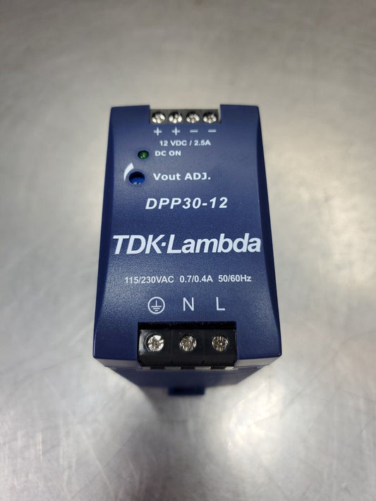 TDK-Lambda DPP30-12 12VDC 30W Class 2 Power Supply.                        4E-19