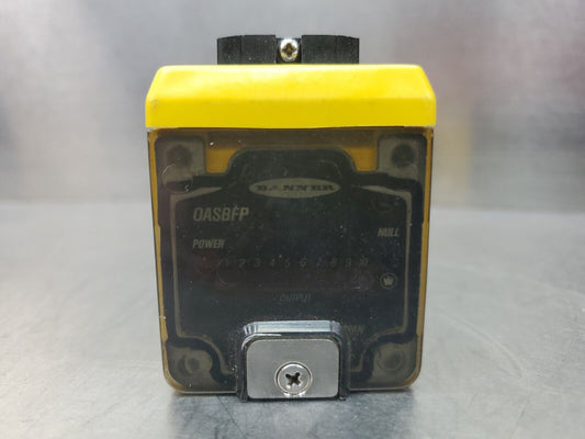 BANNER OASBFP ANALOG OMNI-BEAM Sensor Head w/Cover Plate.                  3E-26