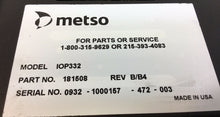 Load image into Gallery viewer, Valmet Metso Automation IOP332 181508 Rev B/B4 Input Module AC/DC 120V   3C-6
