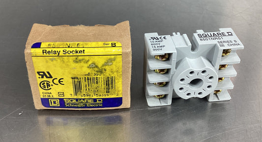 SQUARE D  8501NR51  Ser B Relay Socket    4D