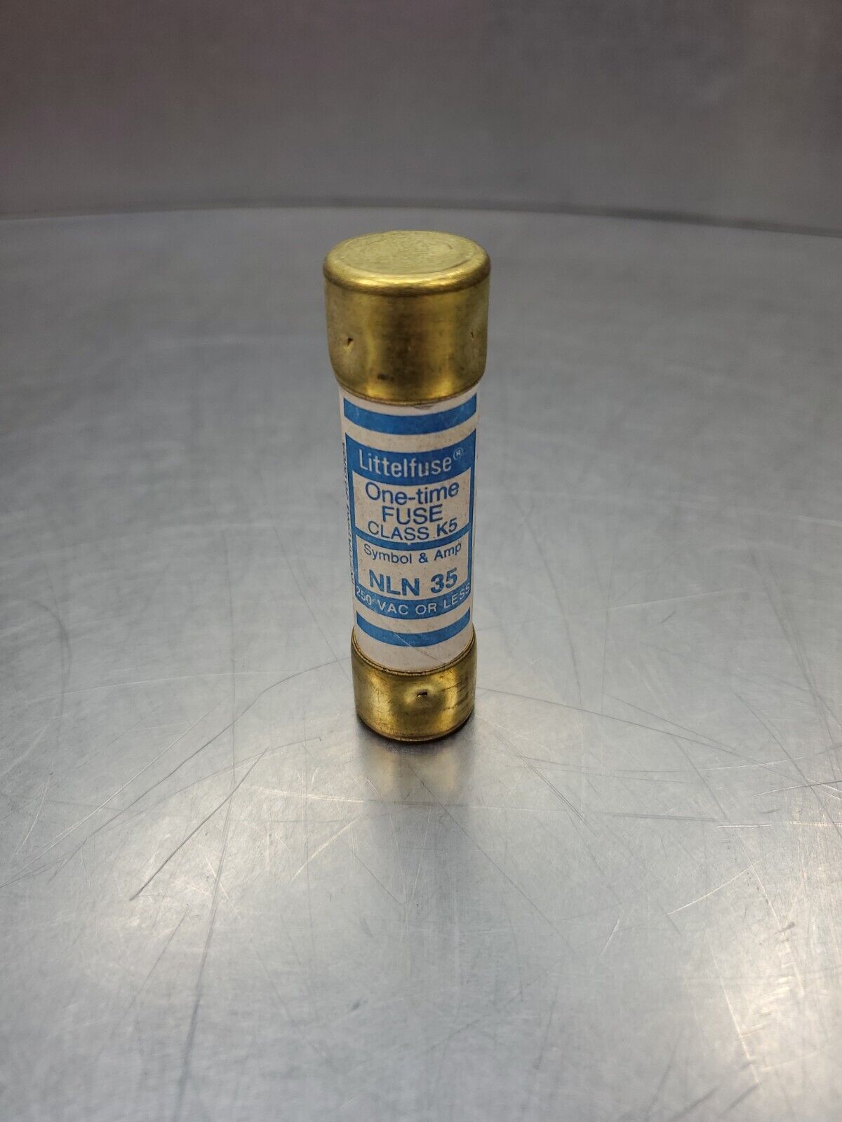 Littelfuse NLN35 One-Time Fuse, 250VAC 35 AMP.                          4D-BOX#4