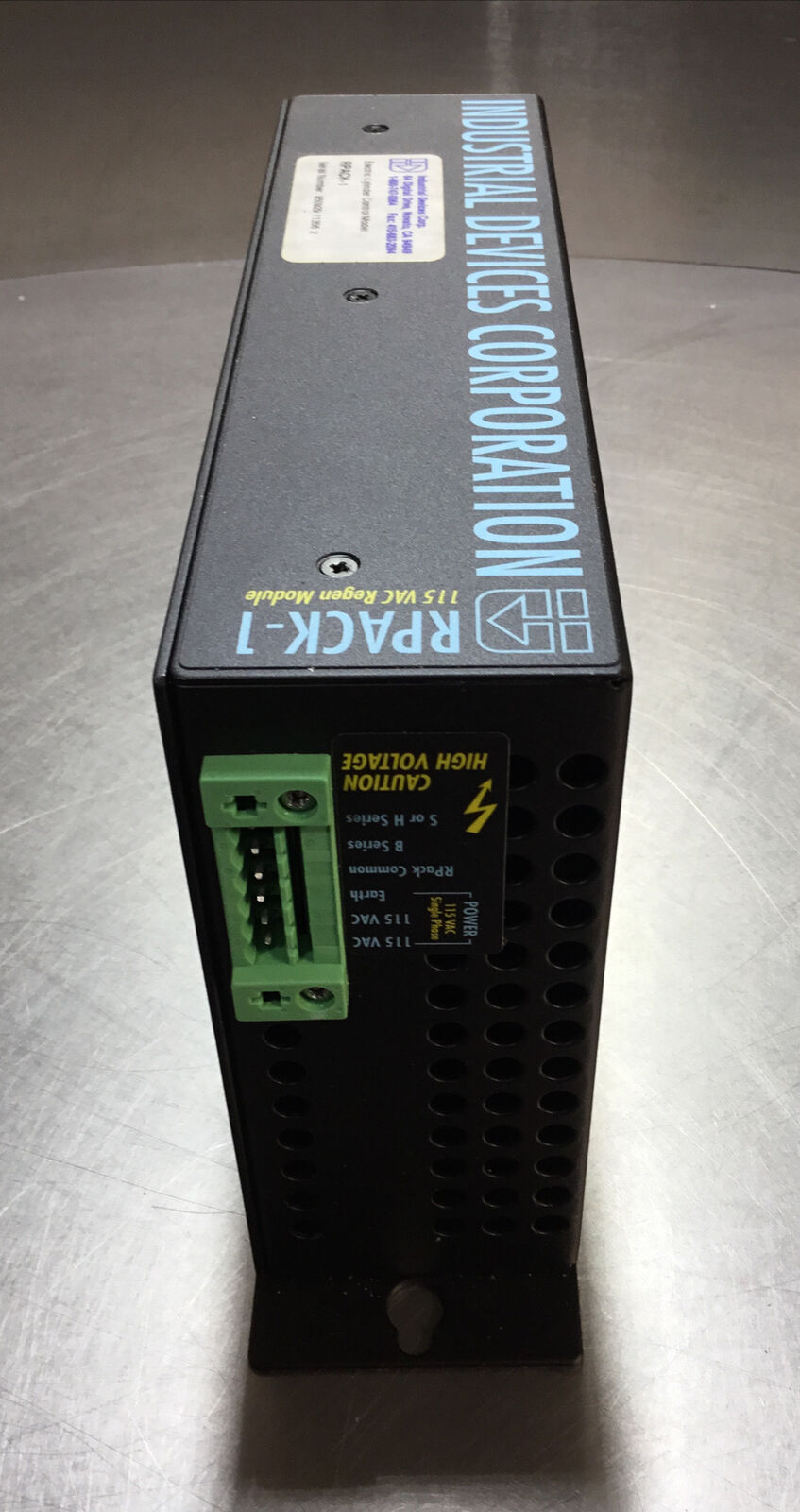 Industrial Drive Corporation  RPACK-1  115VAC Regen Control Module    1B